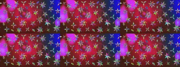 Düz Çiçek Elementleri Tasarımı. Raster çiçekli arka plan. Güzel eskiz şekli. Renkli Yaz Temalı eskiz kalıbı. Yazdır. Şirin kumaş deseni.