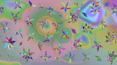 Tekstil veya kitap kapakları, imalat, duvar kağıtları, baskı, hediye paketi ve yapıştırma kitabı için çiçek eskizi geçmişi. Raster illüstrasyonu. Küçük ölçekli çiçeklerdeki basit sevimli desen.