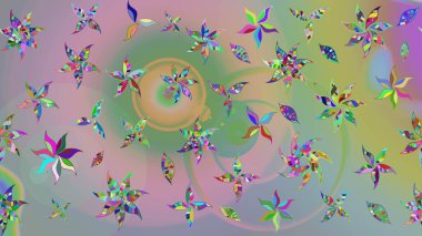 Tekstil veya kitap kapakları, imalat, duvar kağıtları, baskı, hediye paketi ve yapıştırma kitabı için çiçek eskizi geçmişi. Raster illüstrasyonu. Küçük ölçekli çiçeklerdeki basit sevimli desen.