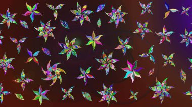 Raster deseni. Kahverengi ve mor el çizimi desen. Karalama çiçekleri çizim kalıbı. Sanat ilham verici ve mor renkli çiçekler ve arkaplan bırakıyor.