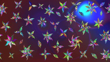 Mor ve menekşe çiçekli eskiz deseni, suluboya çiçek deseni, şirin çiçek, duvar kağıdı, kart veya kumaş için fayanslı. Raster - stok.