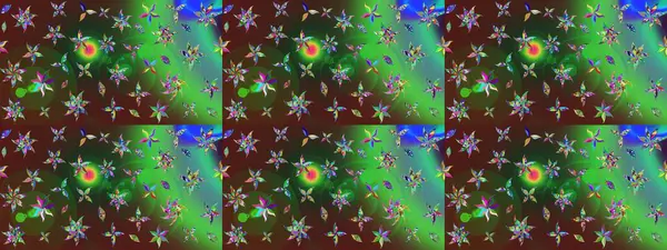 Kumaş, tekstil, duvar kağıdı baskısı için. Raster. Raster illüstrasyonu. Tomurcukları çiçek olan sevimli bir çiçek deseni. Eski usul. Taslak arkaplan.