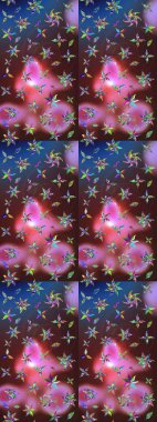 Hediye ambalaj kağıdı, tebrik kartları, posterler ve pankart tasarımı. Kahverengi ve mavi renkli çiçekler. Raster düz çiçek çizim deseni.