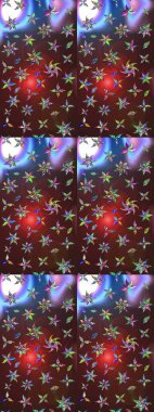 Raster Hip kumaş deseni. Eskiz Vintage Çiçek Deseni.