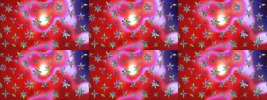 Kırmızı ve pembe renklerde güzel bir tekstil. Raster illüstrasyonu. Suluboya çiçekli çiçek deseni.