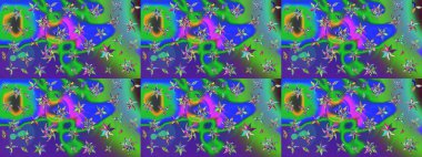 Güzel suluboya yaz çiçekleri deseni..