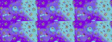 Raster şirin suluboya çiçek desenleri çiziyor. Büyük bir çiçek boyası seti. Kartlar, davetiyeler, tarih kartları ve daha fazlası için kullanılabilir.