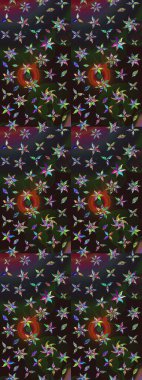 Çiçekleri, deniz kabukları, mandalaları ve suluboya efektleriyle donanma geçmişi. Eskiz modeli etnik tasarım. Yatak çarşafları, ceket, paket tasarımı, kumaş ve moda kavramları için tekstil baskısı.