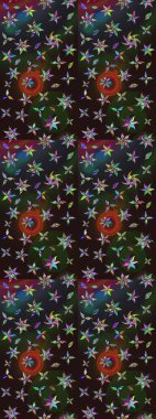 Büyük bir çiçek boyası seti. Kartlar, davetiyeler, tarih kartları ve daha fazlası için kullanılabilir. Raster şirin suluboya çiçek deseni çizimi.