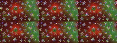 Raster illüstrasyonu. Küçük çaplı çiçeklerdeki basit şirin desenler. Tekstil veya kitap kapakları, imalat, duvar kağıtları, baskı, hediye paketi ve yapıştırma kitabı için çiçek eskiz geçmişi.