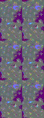 Taslak dekoratif arka plan, çiçek mandala. Çiçek. Raster illüstrasyonu. Gri ve nötr renklerde.