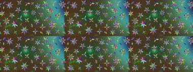 Küçük çiçekteki sevimli çiçek deseni. Raster illüstrasyonu. Tony 'nin kumaş kalıbını çiz. Modaya uygun kumaş deseni.