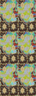 Raster klasik barok çiçek deseni altın rengi. Kahverengi renklerdeki altın desenli altın elementler. Lüks, kraliyet ve Viktorya dönemi konsepti. Süsleme.