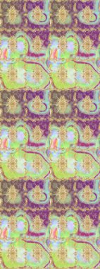 Geleneksel raster ve altın desen. Tarafsız renkler üzerinde klasik oryantal desen. Damask taslak süsü.