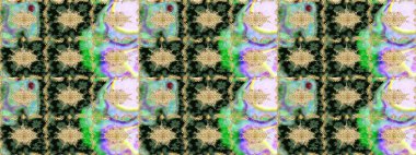 Altın elementli yeşil renklerde altın eskiz deseni. Noel, kar tanesi, yeni yıl. Yeşil renklerde altın elementli eskiz kalıbı.