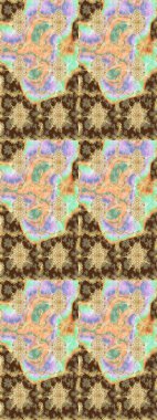 Altın elementlerle bej renklerde altın desen. Barok tarzında eskiz oryantal süsü. Geleneksel klasik altın desen. Raster doğulu süsü.