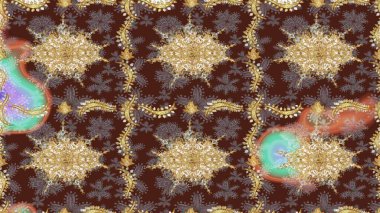 Skeç raster arka planı. Çiçek desenli çizim. Duvar kâğıdı barok, İspanyol kumaşı. Mor renkler üzerine grafiksel modern çizim deseni.