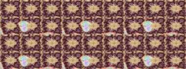 Kahverengi renklerde altın desenler ve altın elementler. Klasik altın desenli çizim. Raster geleneksel oryantasyon süsü.