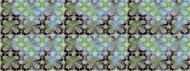 Süslü raster dekorasyonu. Gri renkli ve altın elementli altın desenli. Barok tarzında duvar kağıdı tasarımı için kusursuz damaske deseni arkaplanı.