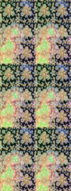 Barok tarzında duvar kağıdı tasarımı için kusursuz damaske deseni arkaplanı. Gri renkli ve altın elementli altın desenli. Süslü raster dekorasyonu.