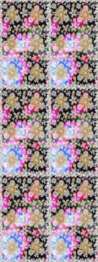 Barok tarzında kusursuz bir doğulu süsü. Raster geleneksel altın pürüzsüz desen gri renklerde.