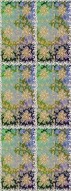 Tarafsız renklerde, altın elementlerle klasik, pürüzsüz desen. Noel 2019, kar tanesi, yeni yıl.