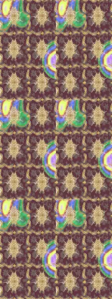 Damask eskiz süsü. Kahverengi renkler üzerinde klasik oryantal desen. Geleneksel raster ve altın desen.