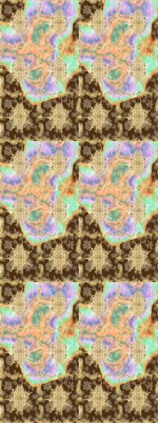 Altın elementlerle bej renklerde altın desen. Barok tarzında eskiz oryantal süsü. Geleneksel klasik altın desen. Raster doğulu süsü.