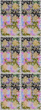 Damask pürüzsüz yineleme kalıbı. Tarafsız renklerde altın element. Antika altın tekrarlanabilir duvar kağıdı. Barok tarzında altın çiçekli süs..