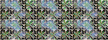 Altın elementli gri renkli altın desenli. Raster klasik barok çiçeksiz altın desenli. Süslü dekorasyon. Lüks, kraliyet ve Viktorya dönemi konsepti.