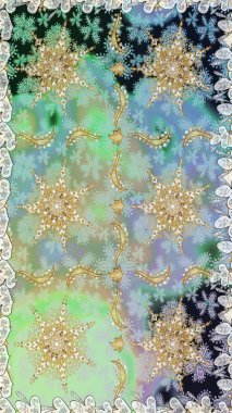 Geleneksel oryantasyon süsü. Klasik raster sarısı, kusursuz desen. Tarafsız renklerde, altın elementlerle kusursuz desen. Klasik vintage arkaplan.