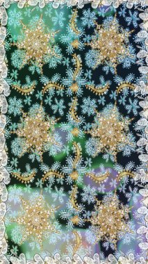 Tarafsız renklerde grafiksel modern kusursuz desen. Kusursuz çiçek deseni. Duvar kâğıdı barok, İspanyol kumaşı. Kusursuz raster arkaplanı.