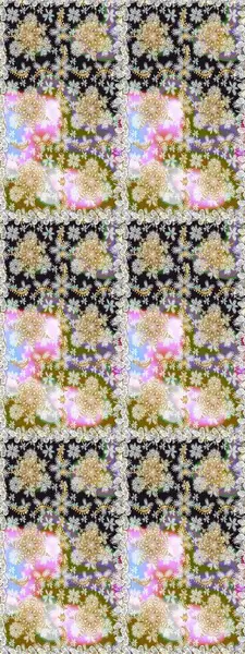 Kusursuz soyut bir arkaplan. Raster illüstrasyonu. Oriental raster klasik nötr ve altın desenli.