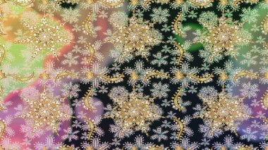 Klasik raster şablonu. Gri ve altın desenli. Tekrarlayan ögelerle kusursuz soyut arkaplan.