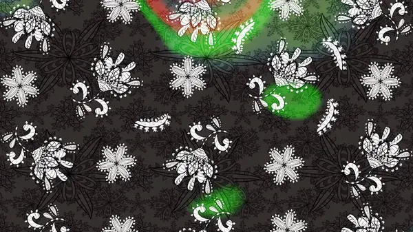 Gri ve kahverengi renkli çiçekler. Nazik, narin çiçek arkaplanı. Raster çiçek desenli ve çiçekli..