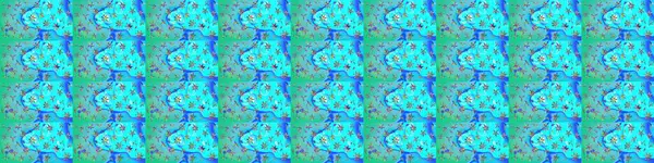 Robot resim. Çiçekli yaz çiçekleri. Küçük renkli çiçekler. Moda baskıları için zarif bir şablon. Küçük çiçekte güzel bir desen. Motley illüstrasyonu.