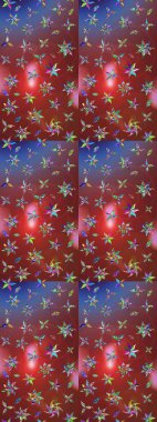 Güzel suluboya yaz çiçekleri deseni..