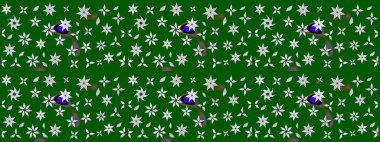 Taşralı şıklığı. Küçük yabani çiçeklerdeki halk modelini çiz. Tekstil, duvar kâğıdı, kapaklar, yüzey, baskı, hediye paketi, hatıra defteri, dekupaj. Liberty style millefleurs.