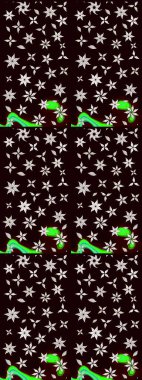 Raster illüstrasyonu. Çiçekli güzel suluboya desen. Siyah ve nötr renklerde.