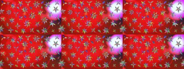 Eskiz arkaplan modeli. Kırmızı ve nötr renklerde yaprakları olan yabani çiçekler. Raster illüstrasyonu. Suluboya, elle çizilmiş.