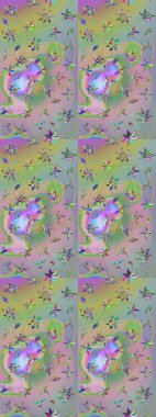 Tarafsız ve yeşil renklerde çiçekler. Gömlek, arka plan modelini çiz. Tropik çiçekler.