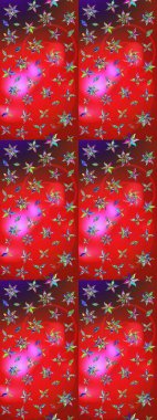 Tatil havası. Nazik romantik baskı. Bahar mevsimi. Raster güzel bir çiçek deseni çiziyor..