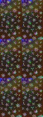 Yumuşak, bahar çiçekli arka plan. Çiçekli karalama şeklinde Raster çiçek deseni. Kahverengi ve gri renkte çiçekler.