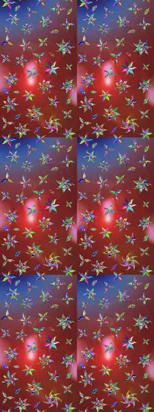 Güzel suluboya yaz çiçekleri deseni..