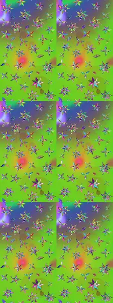 Yeşil ve menekşe renginde zarif çiçek buketi suluboya. Renkli Bahar Teması eskiz kalıbı. Raster illüstrasyonu. Düz Çiçek Elementleri Tasarımı.