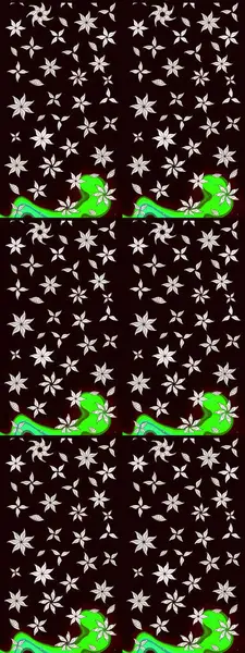 Siyah ve nötr renklerde çiçekler. Çiçekli karalama şeklinde Raster çiçek deseni. Nazik, narin çiçek arkaplanı.