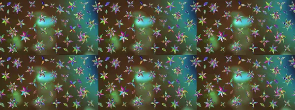 Eski usul. Eskiz geçmişi. Kumaş, tekstil, duvar kağıdı baskısı için. Raster illüstrasyonu. Tomurcukları papatya çiçekleri olan sevimli bir çiçek deseni. Miles Fleur, dandik süs.