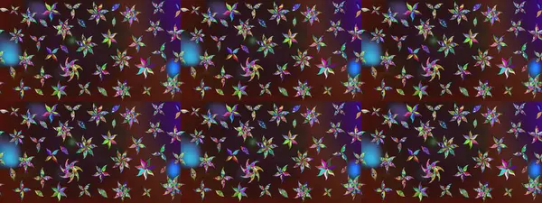 Raster stili kumaş deseni. Çiçekler suluboya çizim deseni.