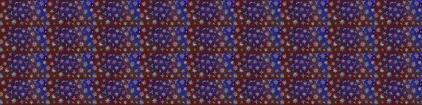 Raster illüstrasyonundaki çiçek desenli çizim. Mor ve mor renkte çiçekler.