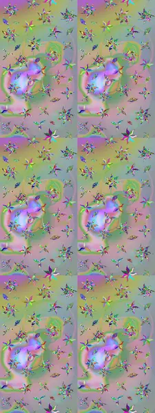 Tarafsız ve yeşil renklerde çiçekler. Gömlek, arka plan modelini çiz. Tropik çiçekler.